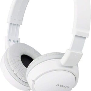 Sony MDR-ZX110A On-Ear Stereo Headphones (White), without mic